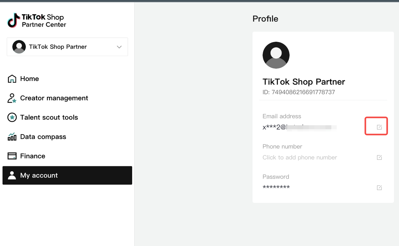 Tiktok Shop Partner Center